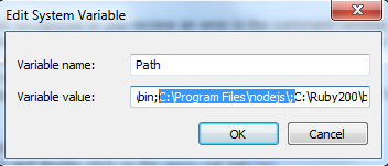 Env variables