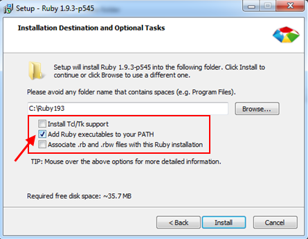 Ruby install